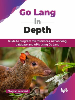 cover image of Go Lang in Depth